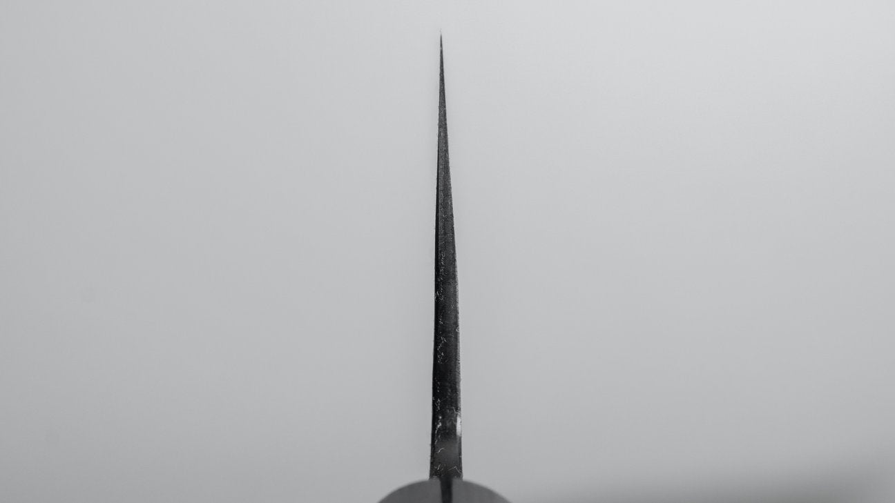 Hitohira MS Kurouchi Blue #2 Nakiri 165mm Rosewood Handle