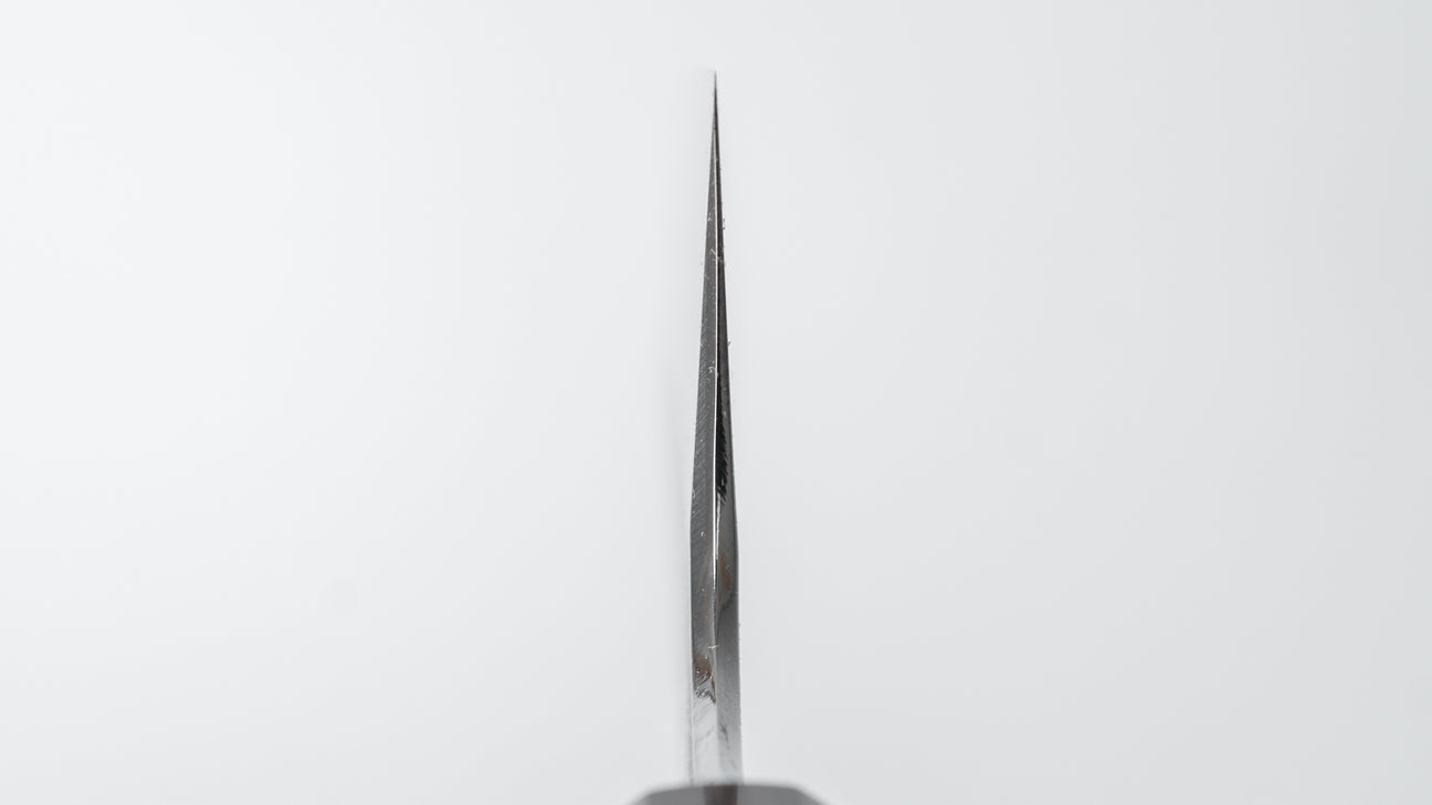 Hitohira Togashi Blue #2 Kurouchi Gyuto 240mm Cherry Wood Handle (Ebony End)