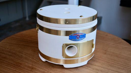 Komon Maruwa Kogyo Round Yokubari Shichirin With Lid