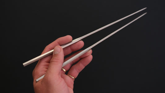 Hitohira All Stainless Moribashi Chopstick 150mm Hexagonal