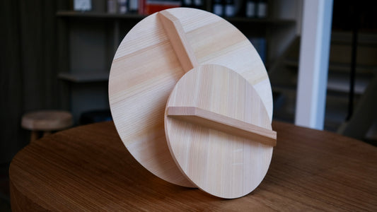 Sawara Cedar Wood Lid S/M/L