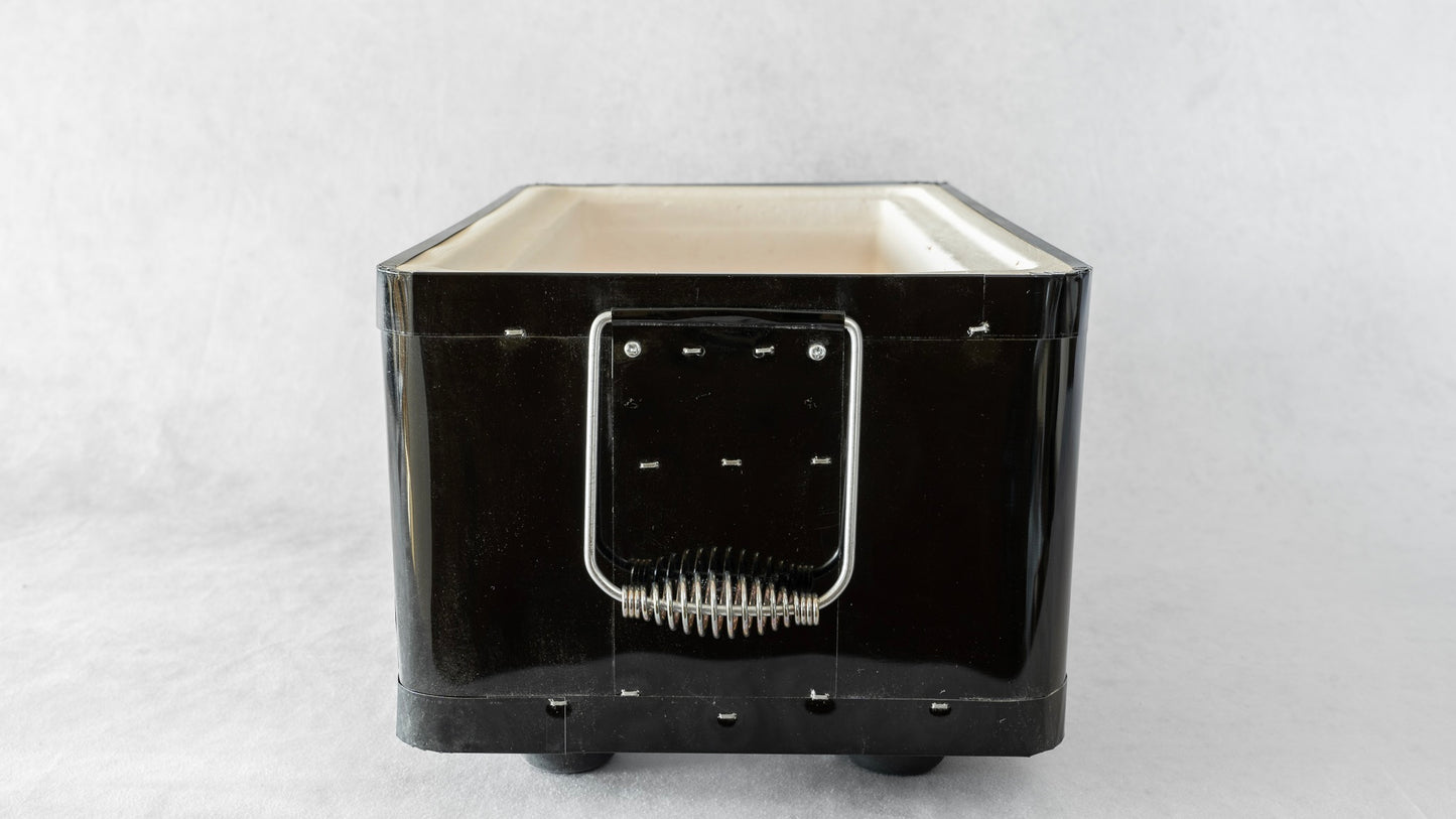 Komon Kameshima Seitojo Black/Red Teppan Konro BBQ