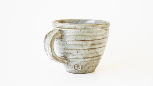 Komon Shinichi Kotsuji Hakeme White Mug