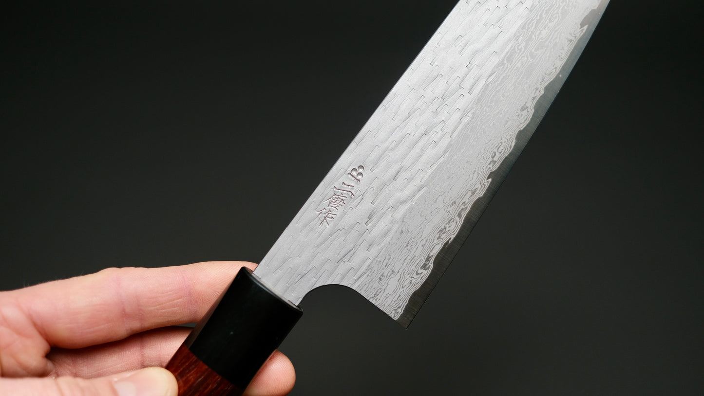 Nigara VG XEOS Santoku 170mm Shitan Rosewood Handle (oval)