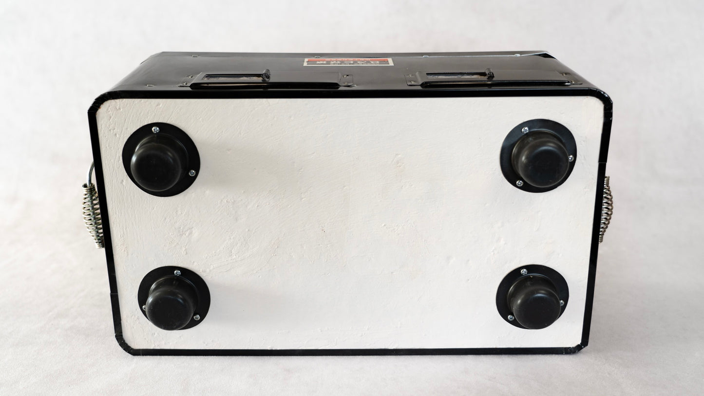 Komon Kameshima Seitojo Black/Red Teppan Konro BBQ