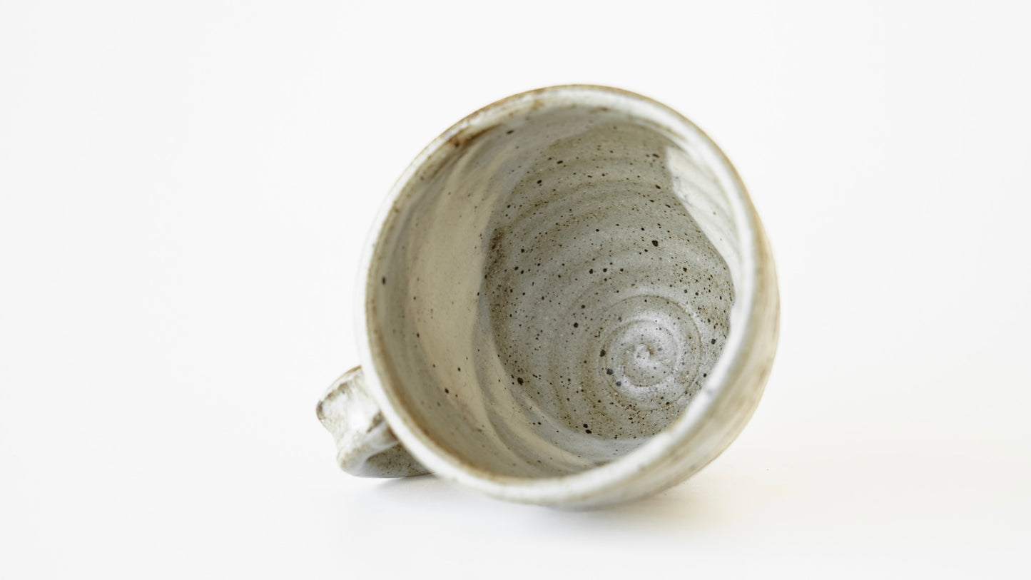 Komon Shinichi Kotsuji Hakeme White Mug