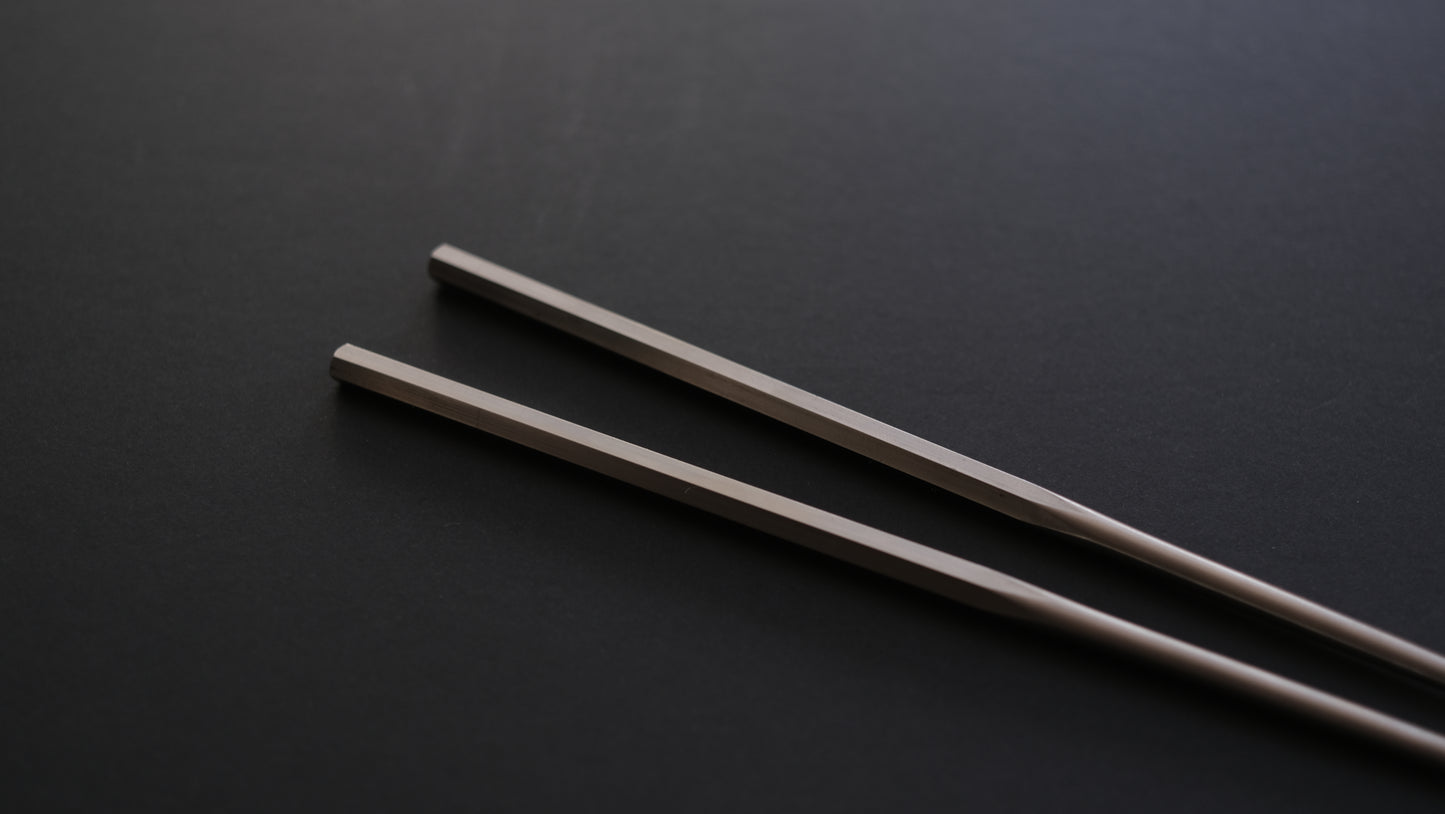 Hitohira All Stainless Moribashi Chopstick 180mm Hexagonal