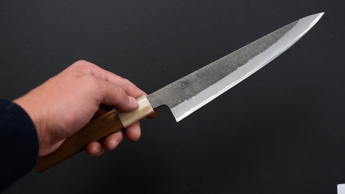 Hitohira Hinode Nashiji Wit #2 Sujihiki 210 mm Ho Houten handvat