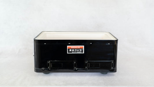 Komon Kameshima Seitojo Black/Red Teppan Konro BBQ