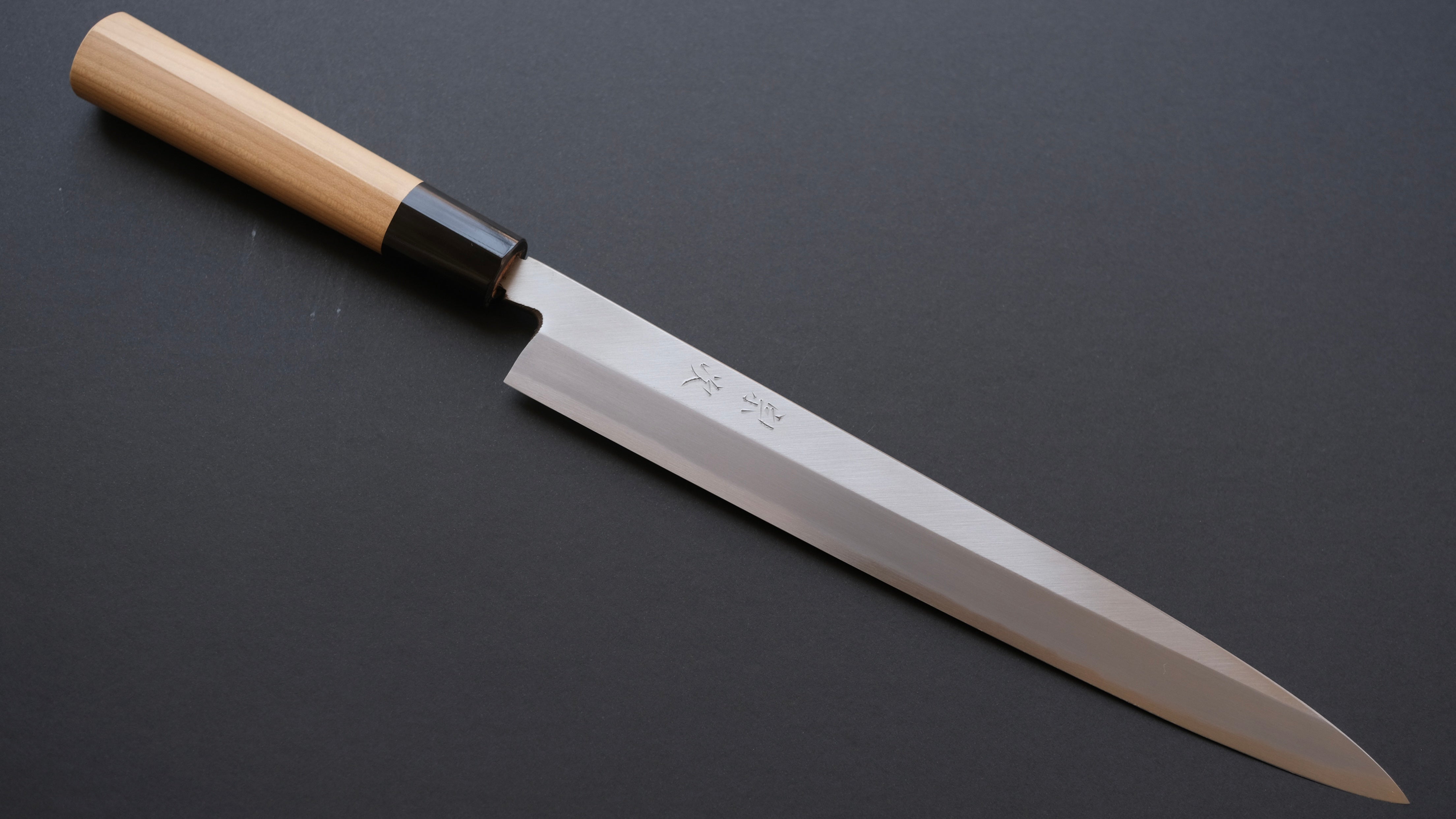 Morihei Munetsugu White #2 Yanagiba 270mm Ho Wood Handle | Karasu ...