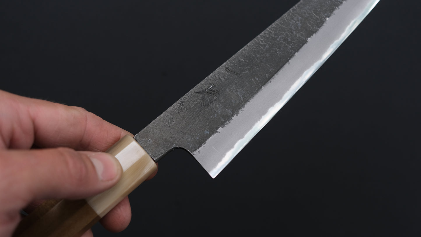 Hitohira Hinode Nashiji Wit #2 Sujihiki 210 mm Ho Houten handvat
