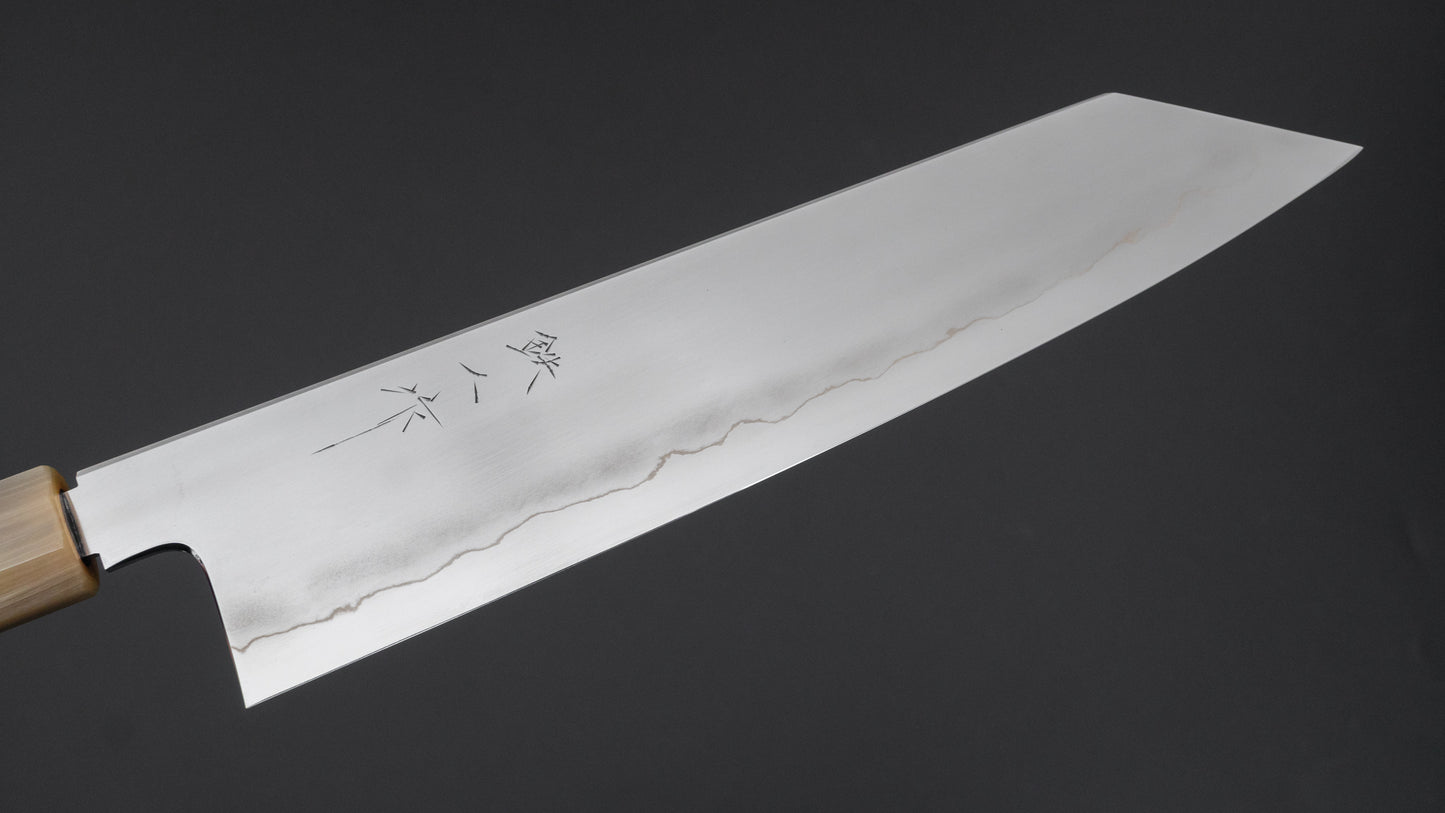 Tetsujin Zilver #3 Ukiba Kiritsuke Gyuto 240 mm Lacewood handvat