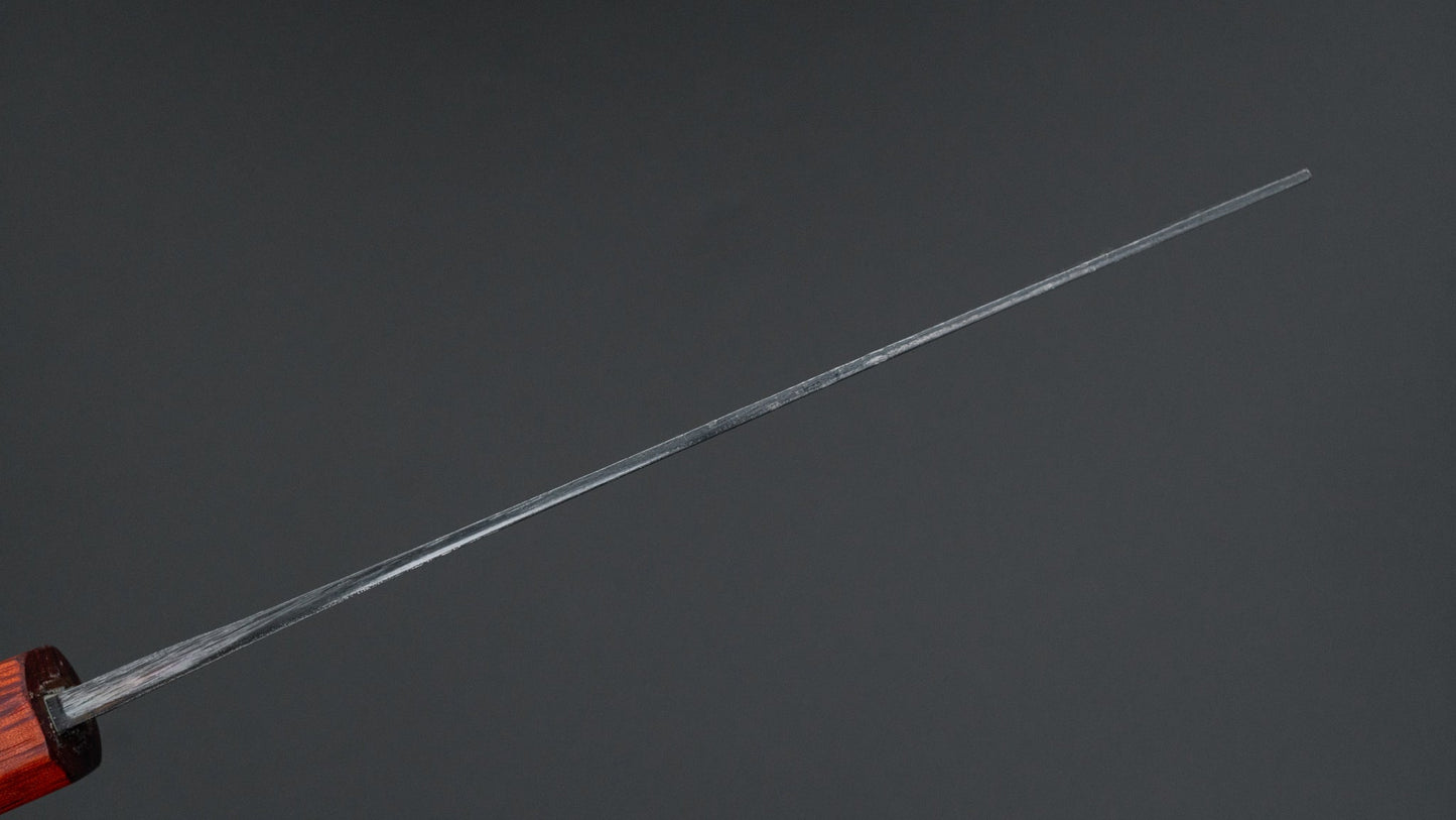 Hitohira Echizen NB White #2 Kurouchi Damascus Nakiri 165mm Walnut Handle (Rengas Ferrule)