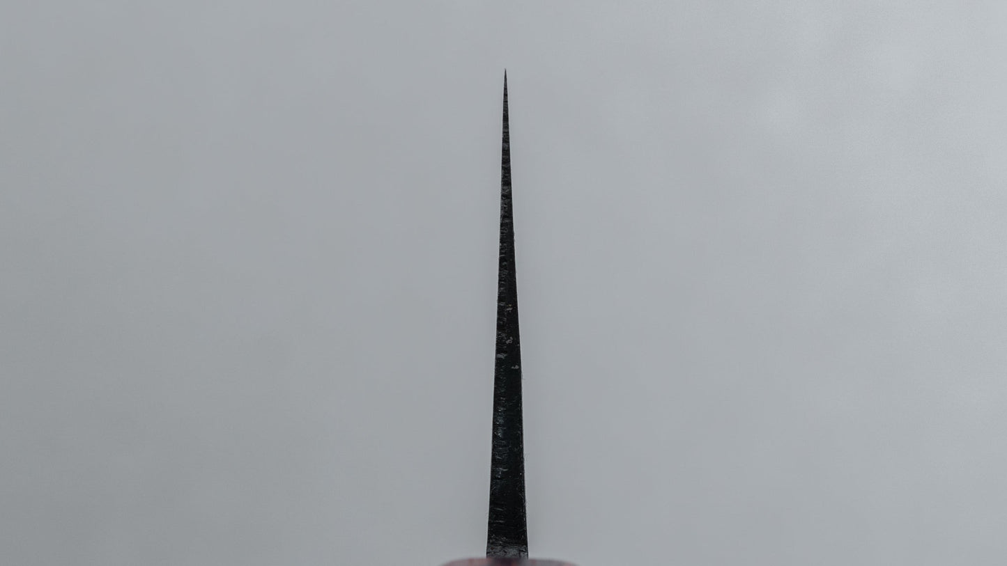 Hitohira Echizen NB White #2 Kurouchi Damascus Nakiri 165mm Walnut Handle (Rengas Ferrule)