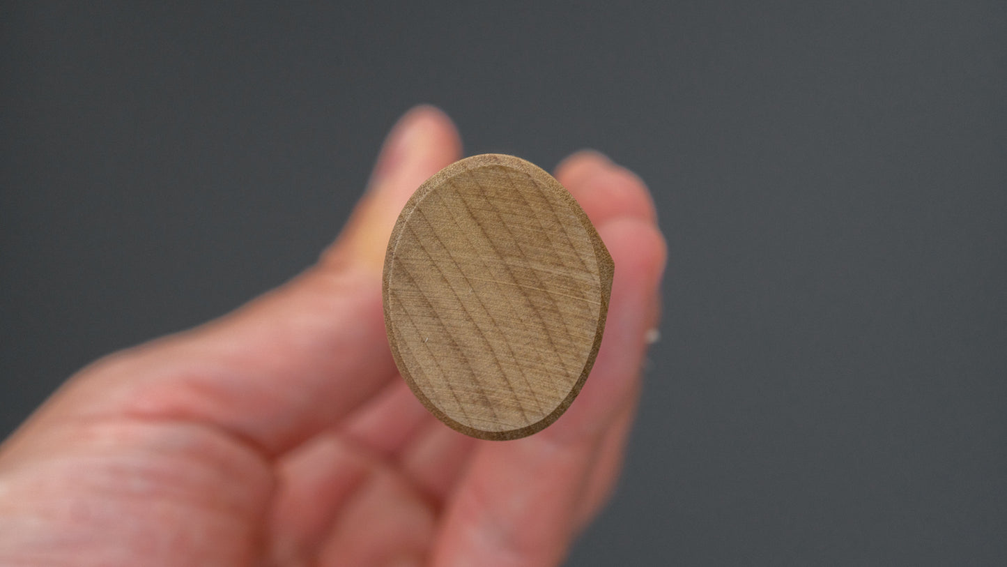 Hitohira TD Blue #2 Stainless Clad Kurouchi Santoku 165mm Ho Wood Handle (D-Shape)