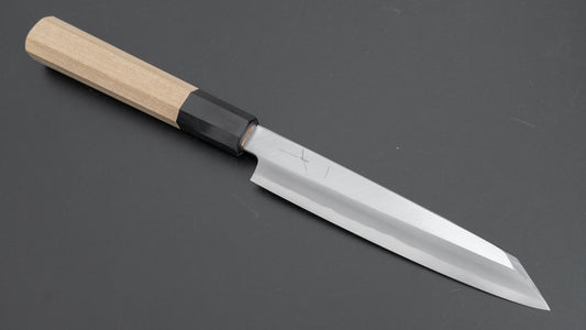 Hitohira Kikuchiyo Rikichi Blue #2 Kiritsuke Yanagiba 150mm Ho Wood Handle