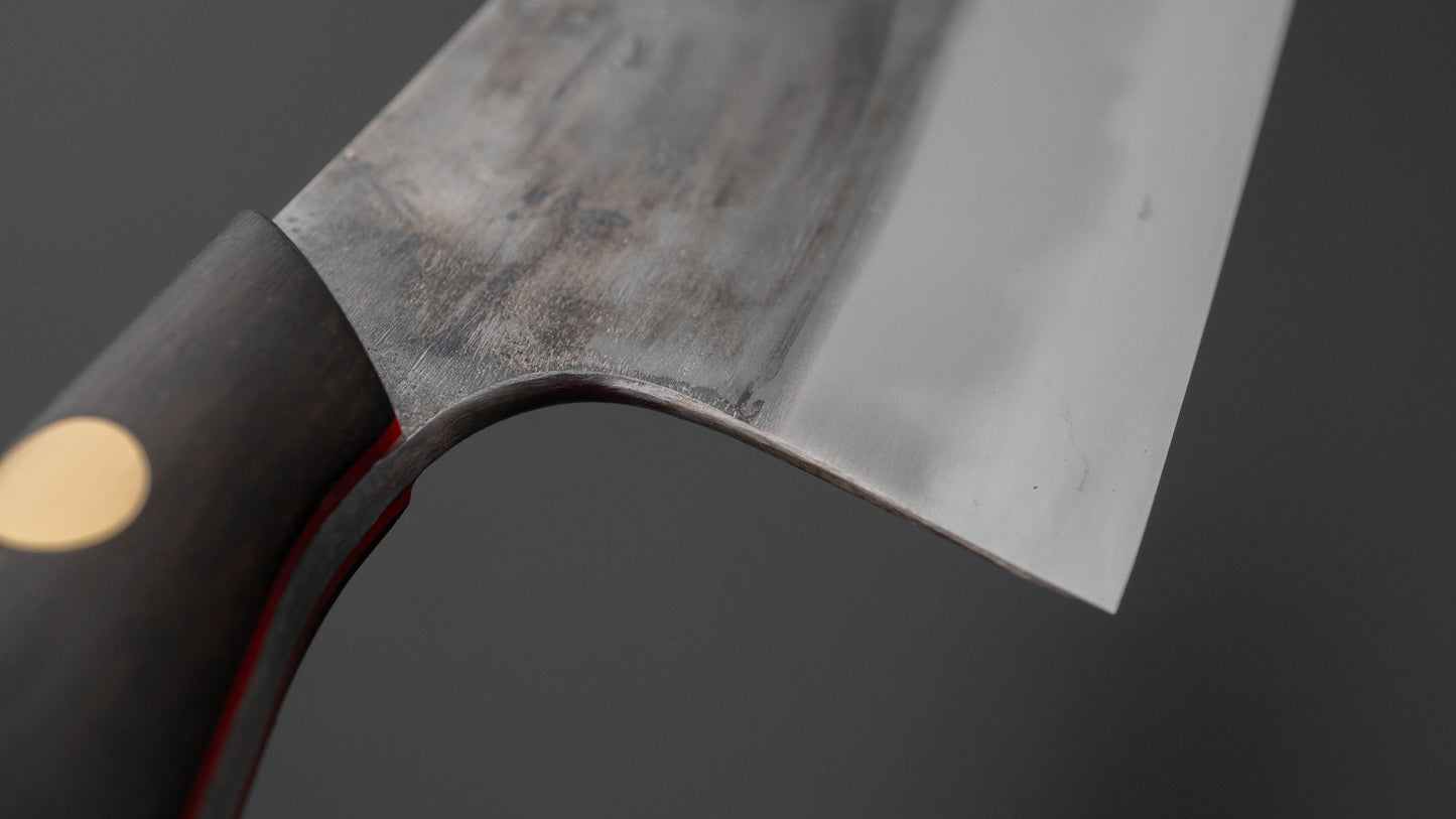 Jiro Tsuchime Yo Santoku 165mm Ebony Handle (#766)