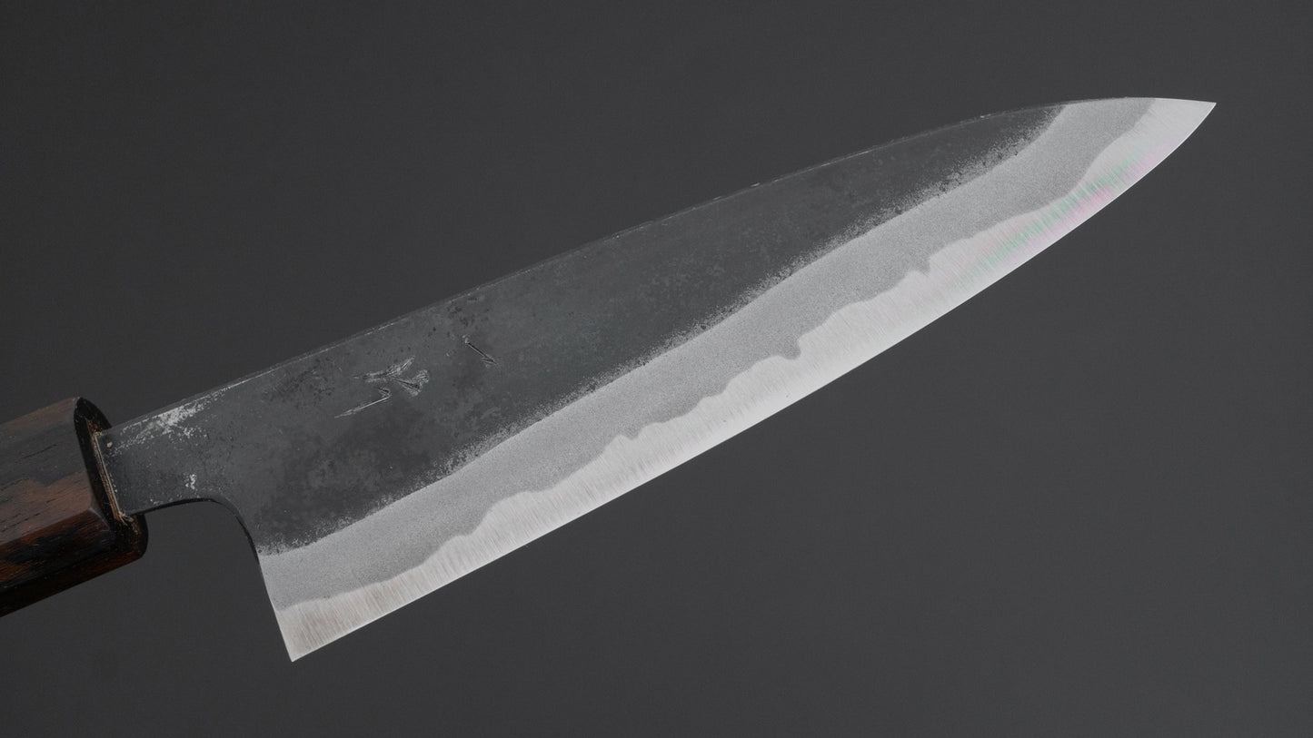 Hitohira Tosa Kurouchi Blue #2 Petty 135mm Walnut Handle (Ziricote Ferrule)