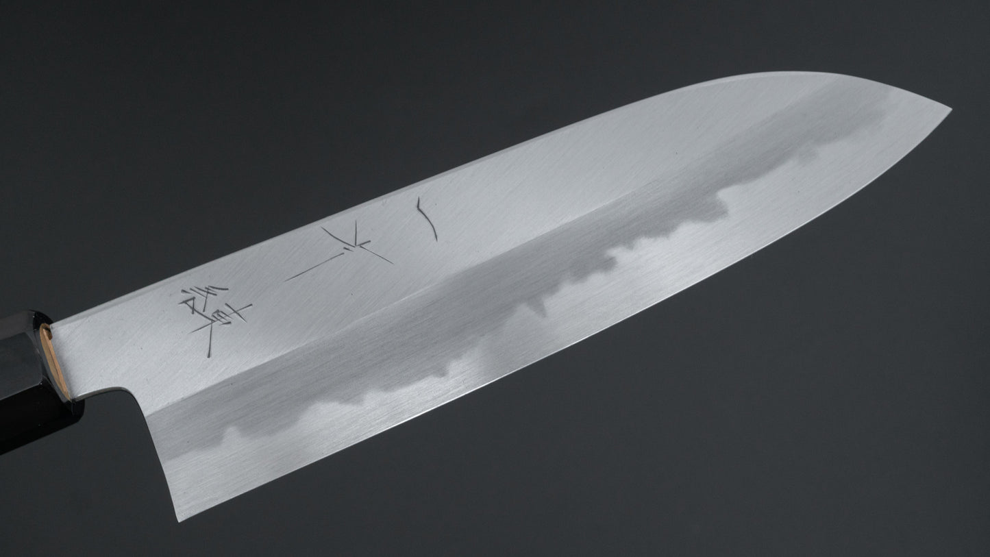 Hitohira Tanaka Ren White #2 Santoku 180mm Ho Wood Handle