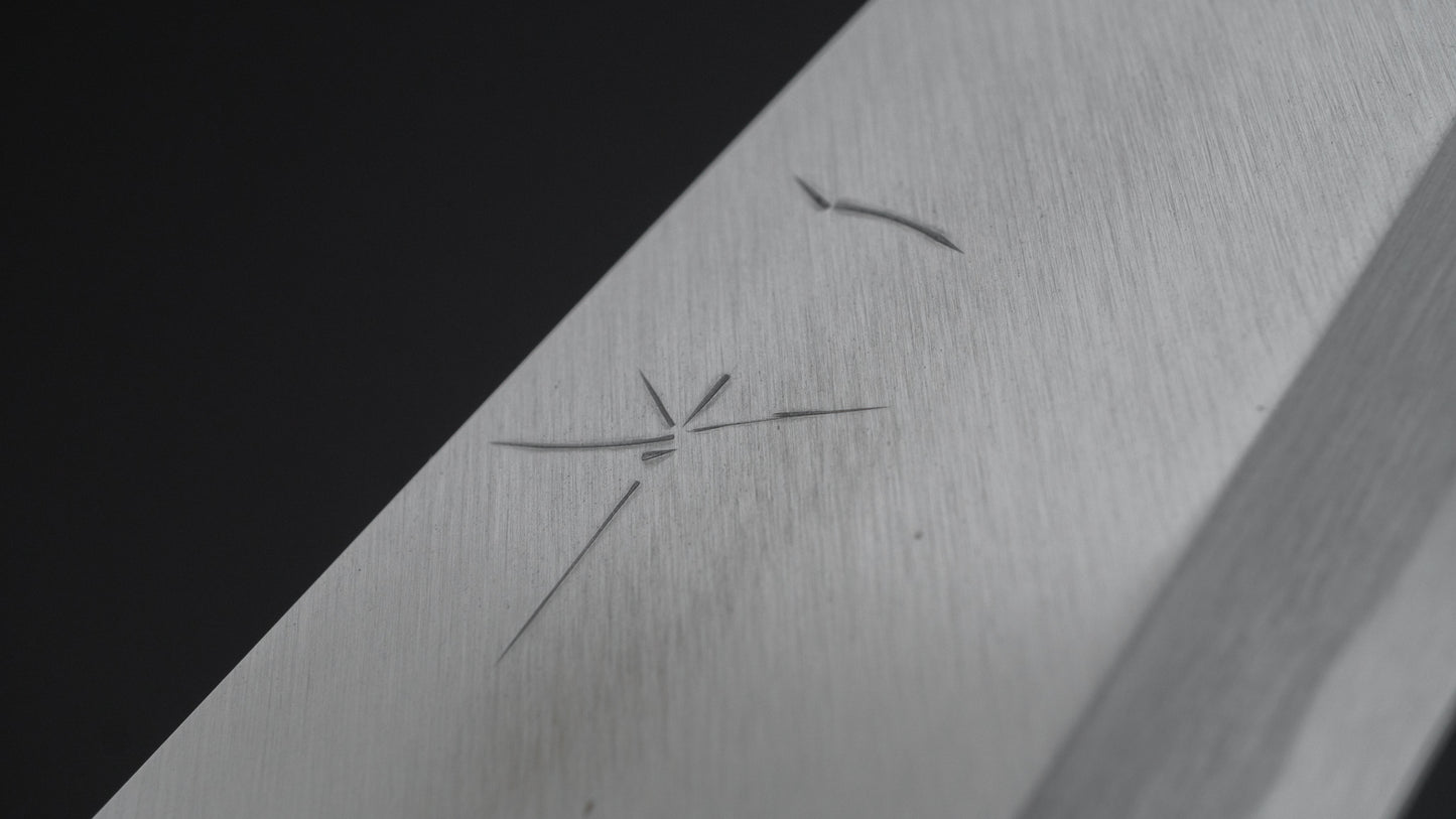 Hitohira Tanaka Manzo Blue #1 Deba 165mm Ho Wood Handle (D-Shape/ Saya)