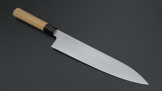 Hitohira Ashi Wit #2 Gyuto 270mm Ho Houten Handvat
