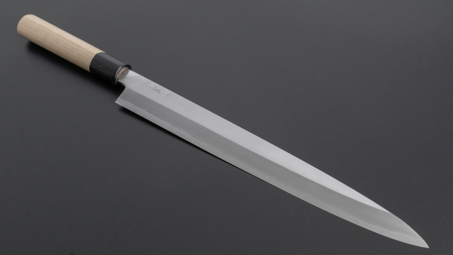 Hitohira Kikuchiyo Manzo White #3 Yanagiba 300mm Ho Wood Handle (D-Shape)
