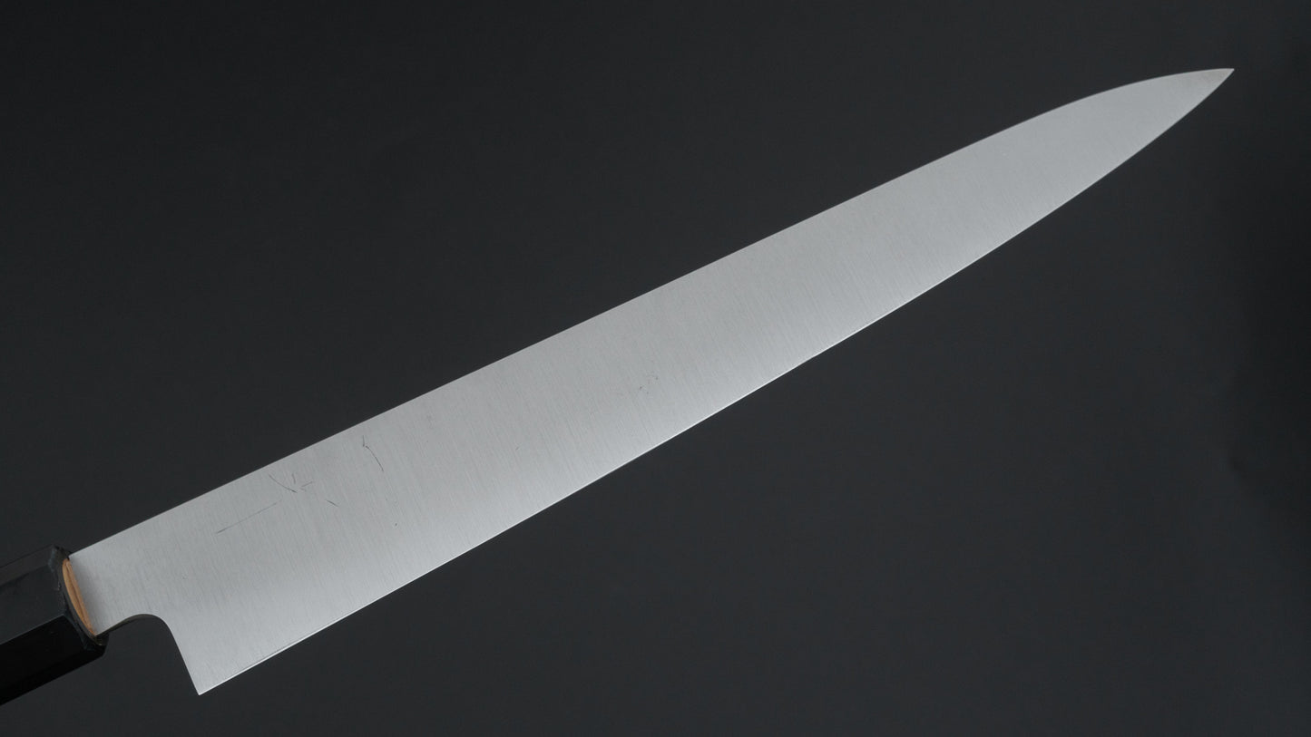 Hitohira Ashi Zweedse roestvrijstalen Sujihiki 240 mm Ho-houten handgreep