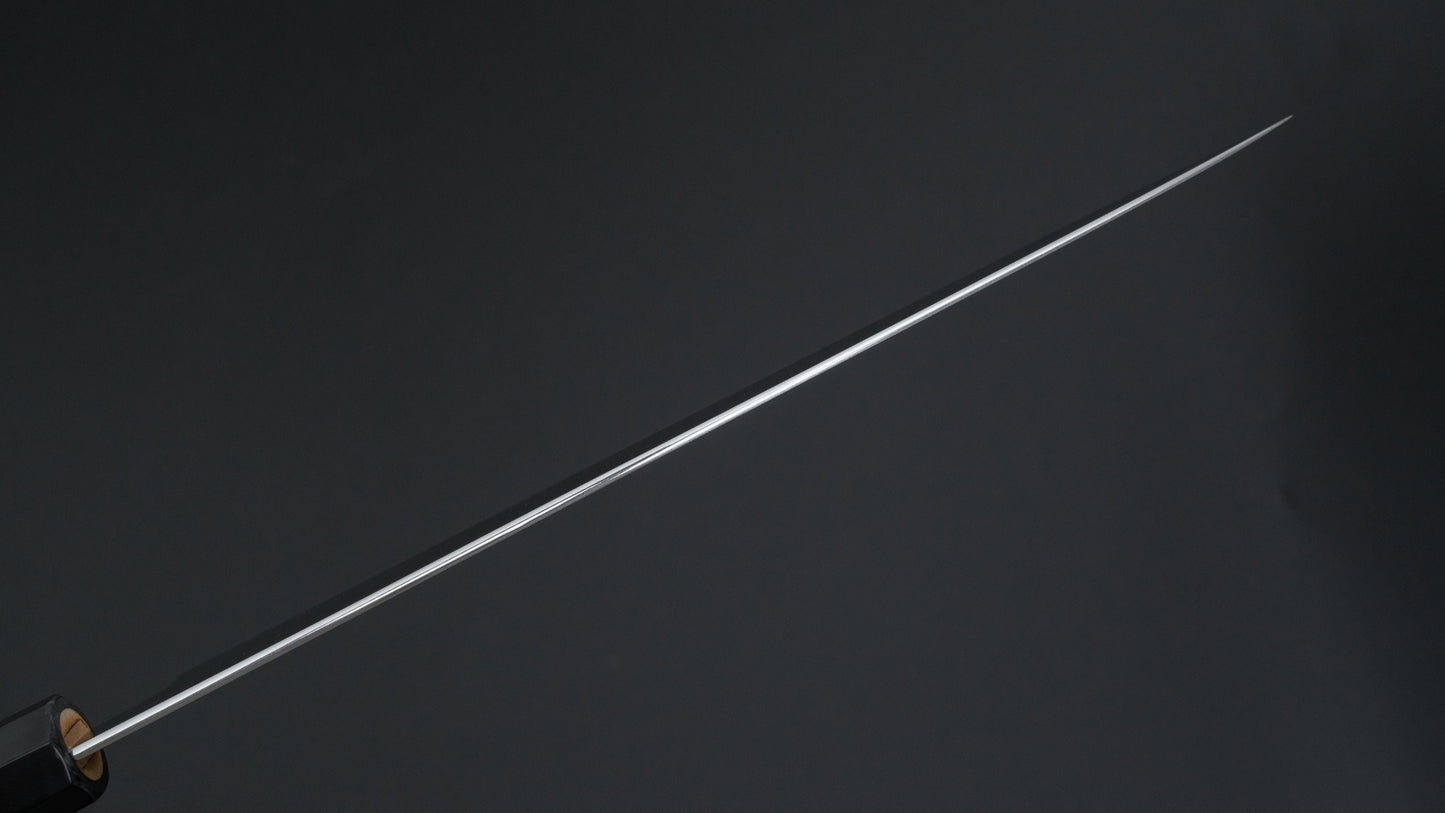 Hitohira Ashi Zweedse roestvrijstalen Sujihiki 240 mm Ho-houten handgreep