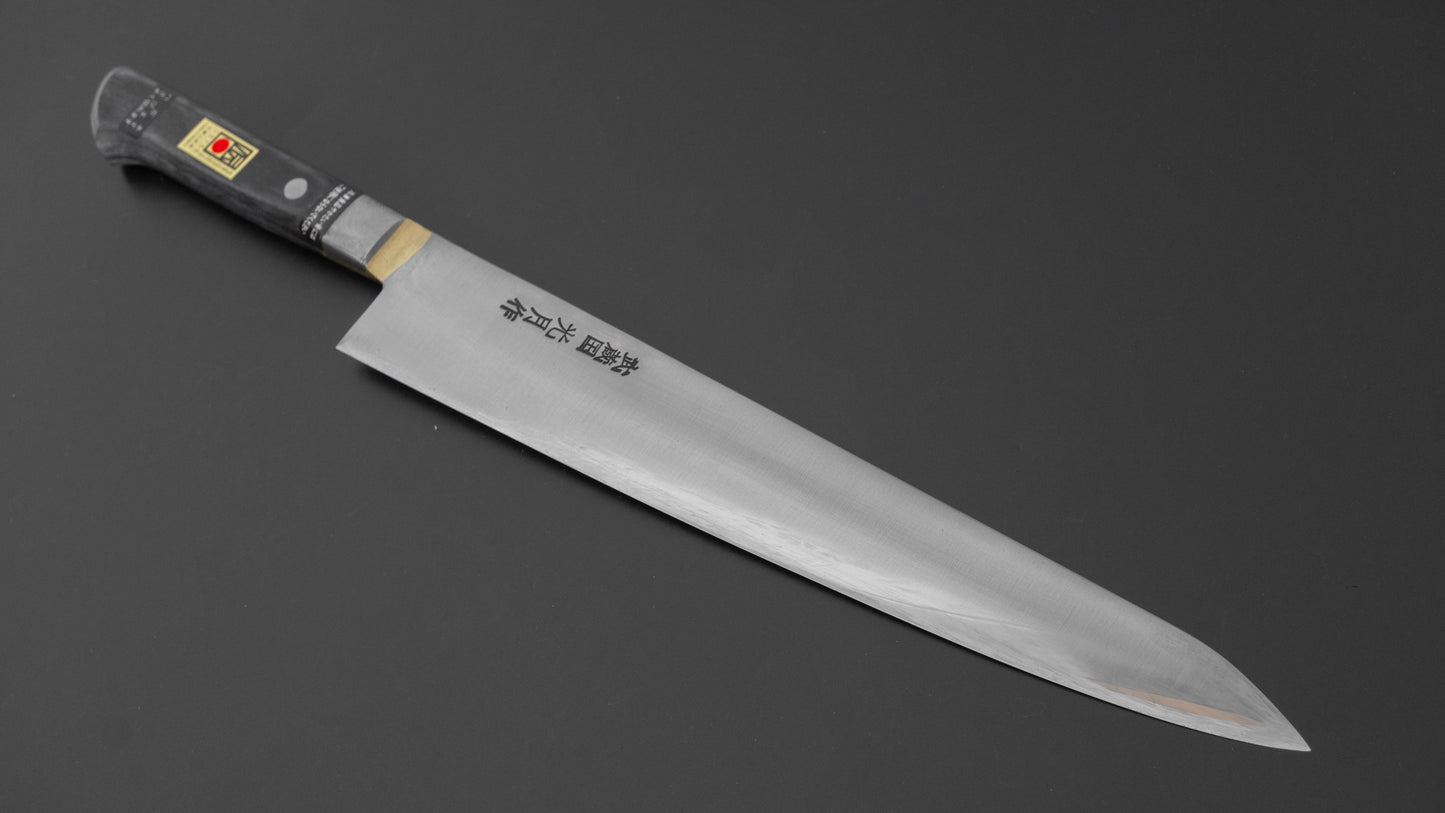 Kogetsu Carbon Sujihiki 300mm Pakka Handle