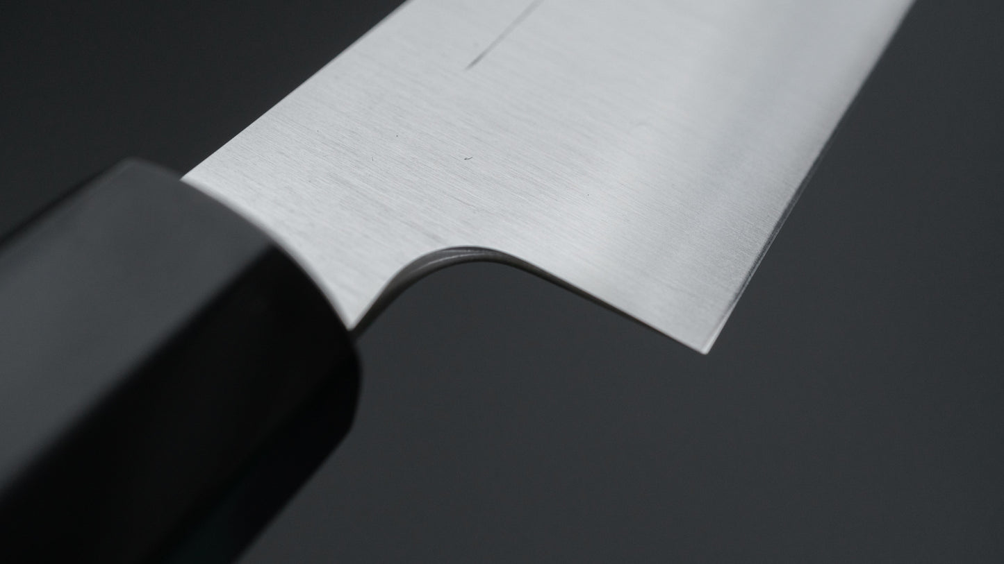 Hitohira Ashi Zweedse roestvrijstalen Sujihiki 240 mm Ho-houten handgreep