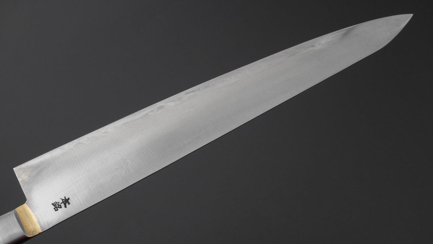 Kogetsu Carbon Sujihiki 300mm Pakka Handle