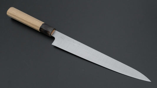 Hitohira Ashi Wit #2 Sujihiki 240 mm Ho houten handvat