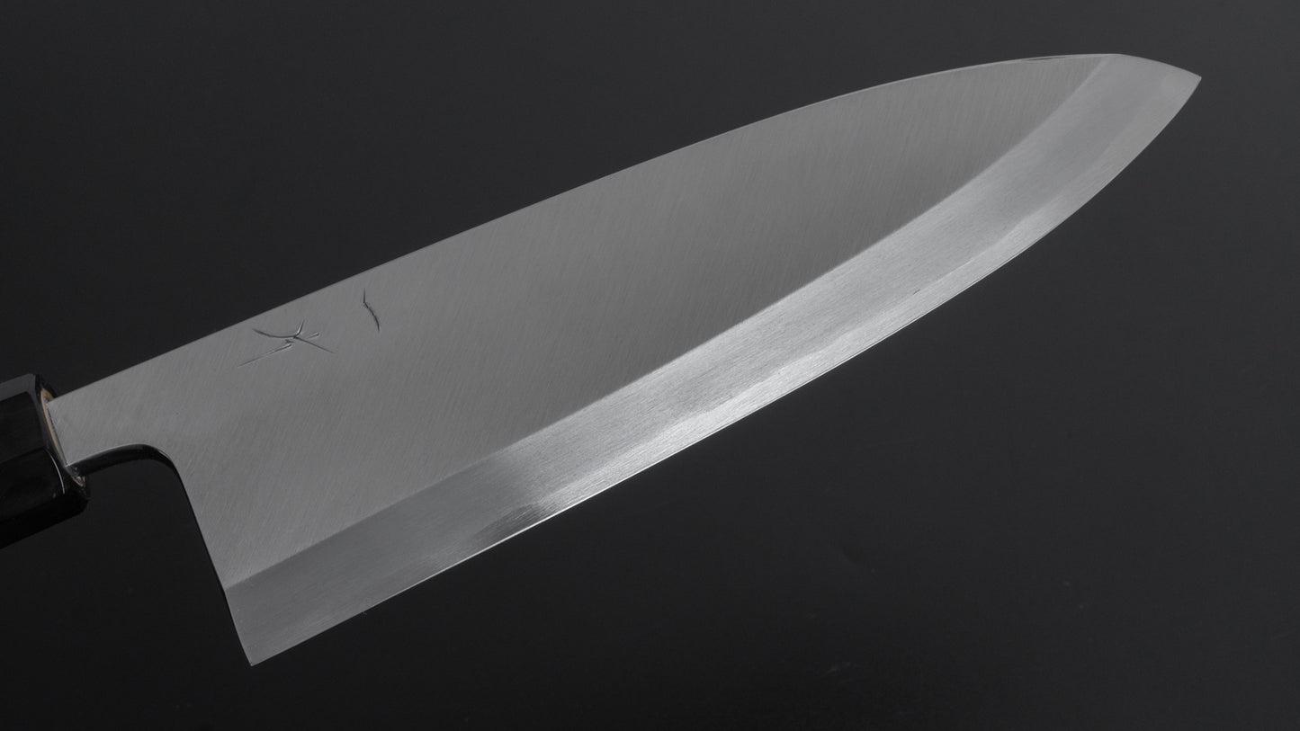 Hitohira Kikuchiyo Manzo Blue #2 Deba 210mm Ho Wood Handle (Saya)