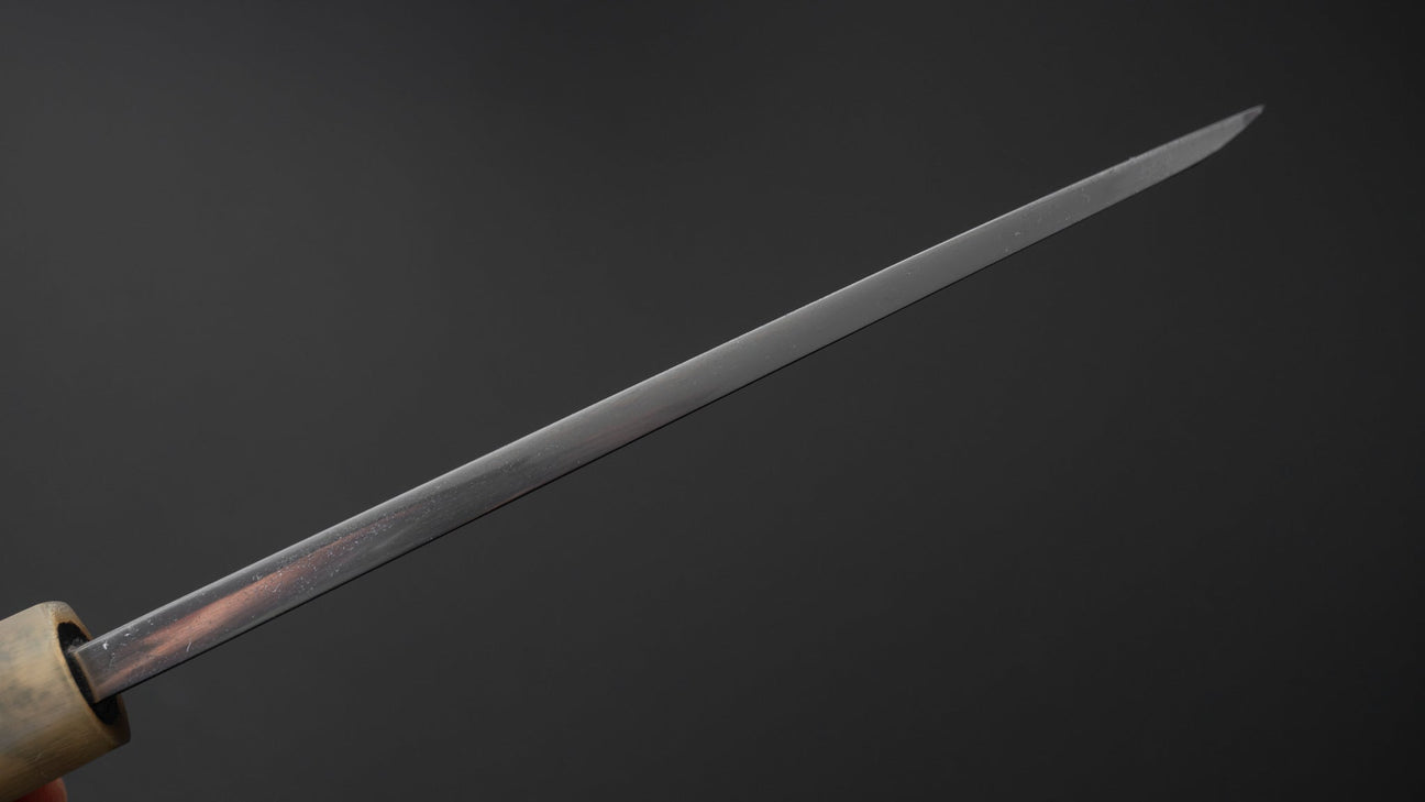 Hitohira Kikuchiyo Manzo Blue #2 Deba 150mm Ebony Handle (Saya)