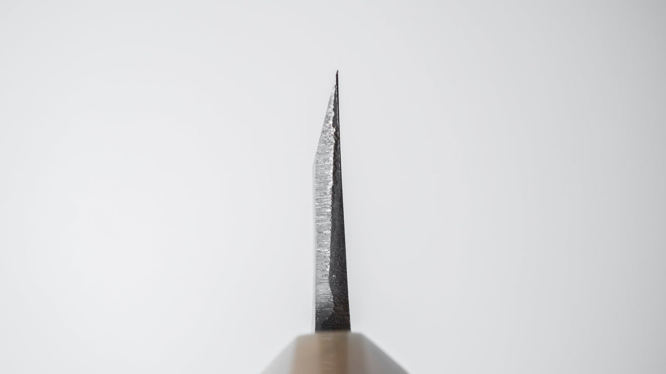 Hitohira Kikuchiyo Manzo Blue #2 Deba 150mm Ebony Handle (Saya)