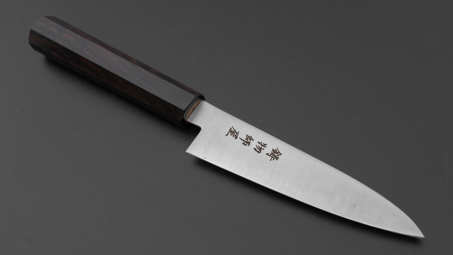 Hitohira Imojiya TH RVS Petty 120mm Ebbenhouten Handvat (Wa)