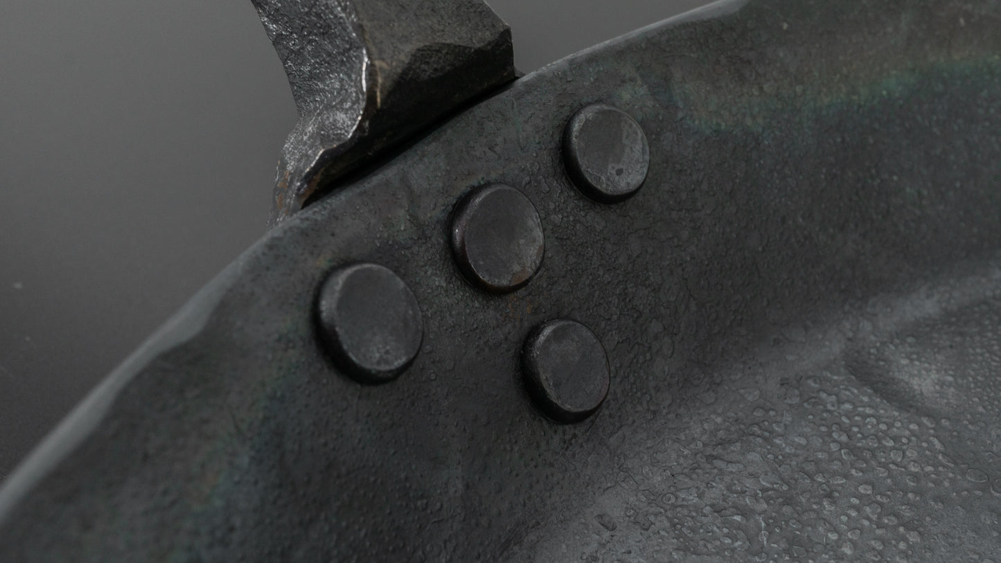 Kanatoko Hand Forged Iron Frying Pan 235mm Bottom Size (3mm/ Custom Ordered)