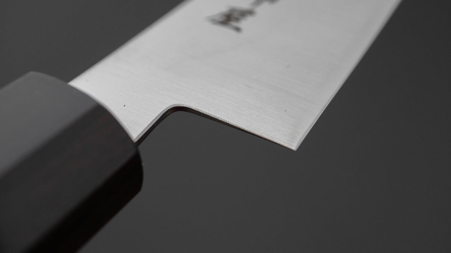 Hitohira Imogiya TH roestvrijstalen petty 150 mm met ebbenhouten handvat (Wa)