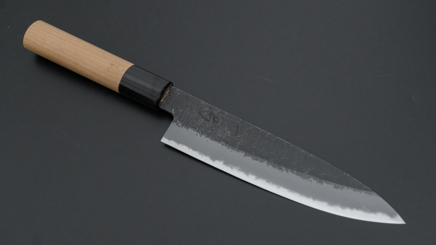 Hitohira Hinode Nashiji White #2 Petty 150mm Ho Wood Handle (Oval)