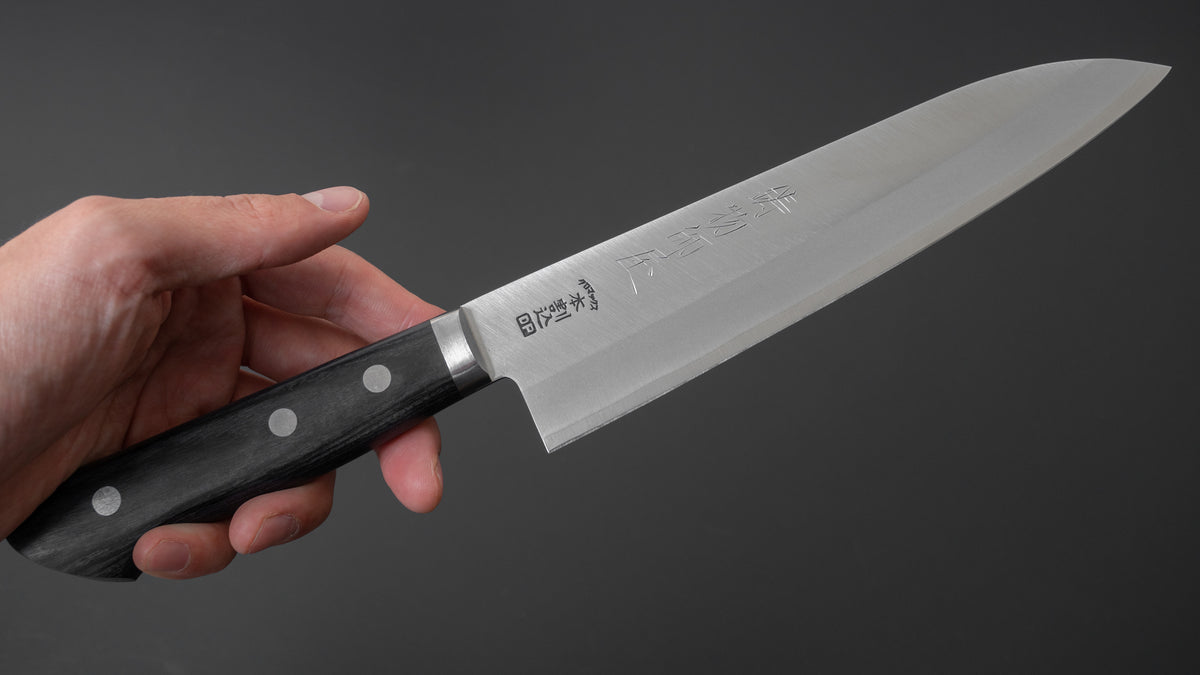 Hitohira Imojiya MZ Chromax Gyuto 180mm Pakka Handle