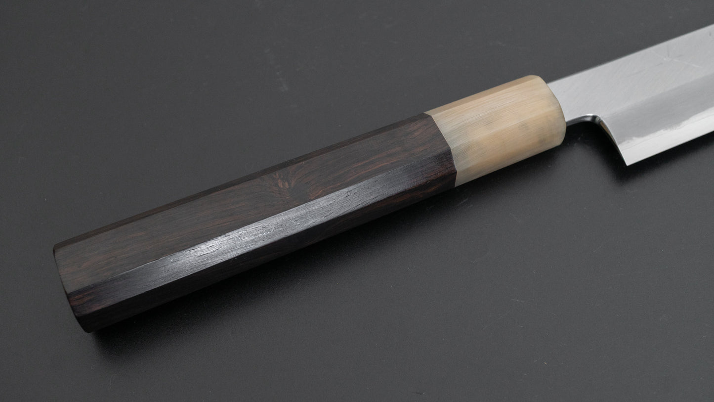 Hitohira Nakagawa Mosuke Silver #3 Yanagiba 240mm Ebony Handle (Saya)