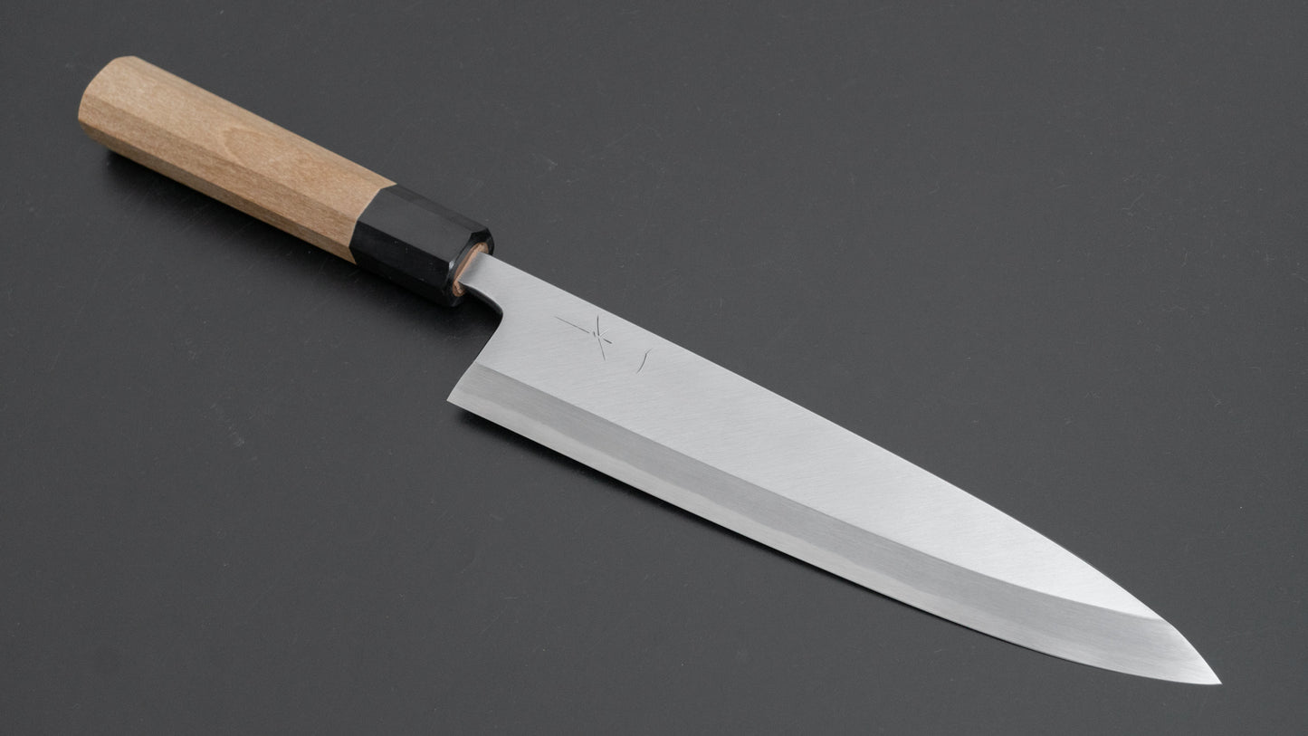 Hitohira Tanaka Manzo White #2 Mioroshi Deba 210mm Ho Wood Handle (Saya)