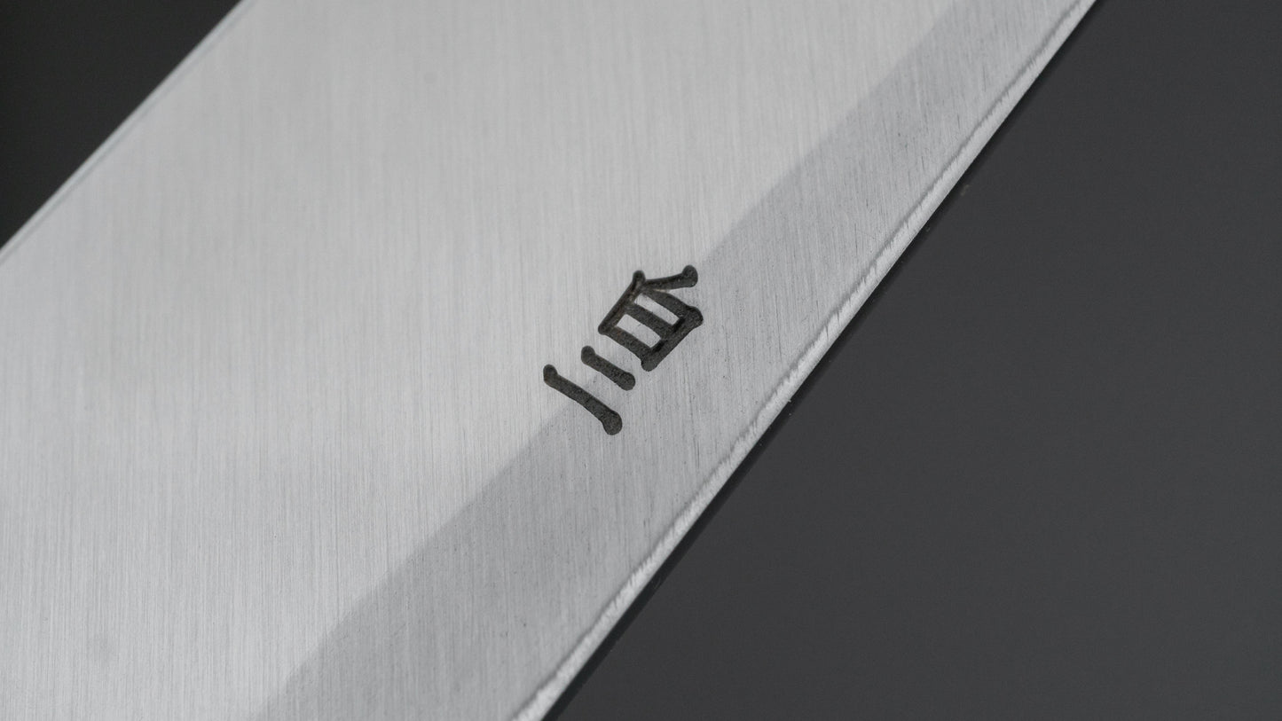 Hitohira Tanaka Manzo White #2 Mioroshi Deba 210mm Ho Wood Handle (Saya)