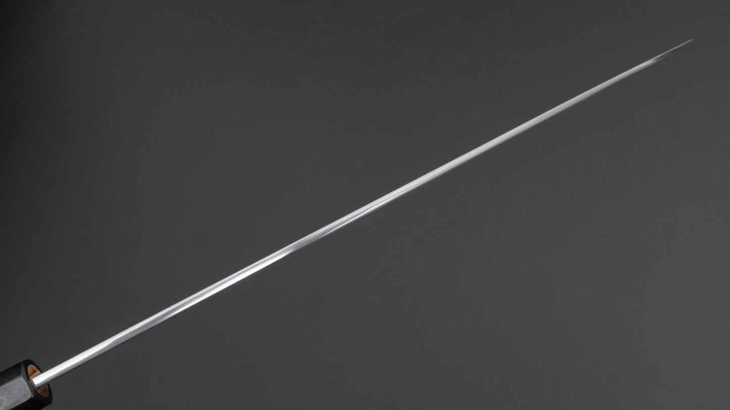 Hitohira Tanaka Manzo Blue #1 Yanagiba 270 mm Ho houten handvat (Saya)