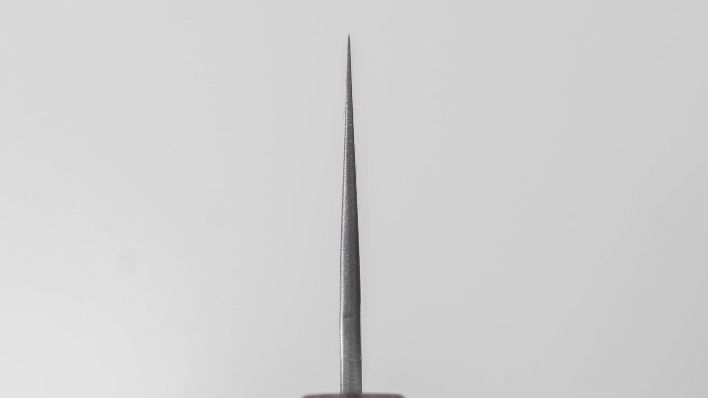 Hitohira Futana roestvrij Tsuchime Damascus Santoku 170 mm Keyaki Zelkova-handvat