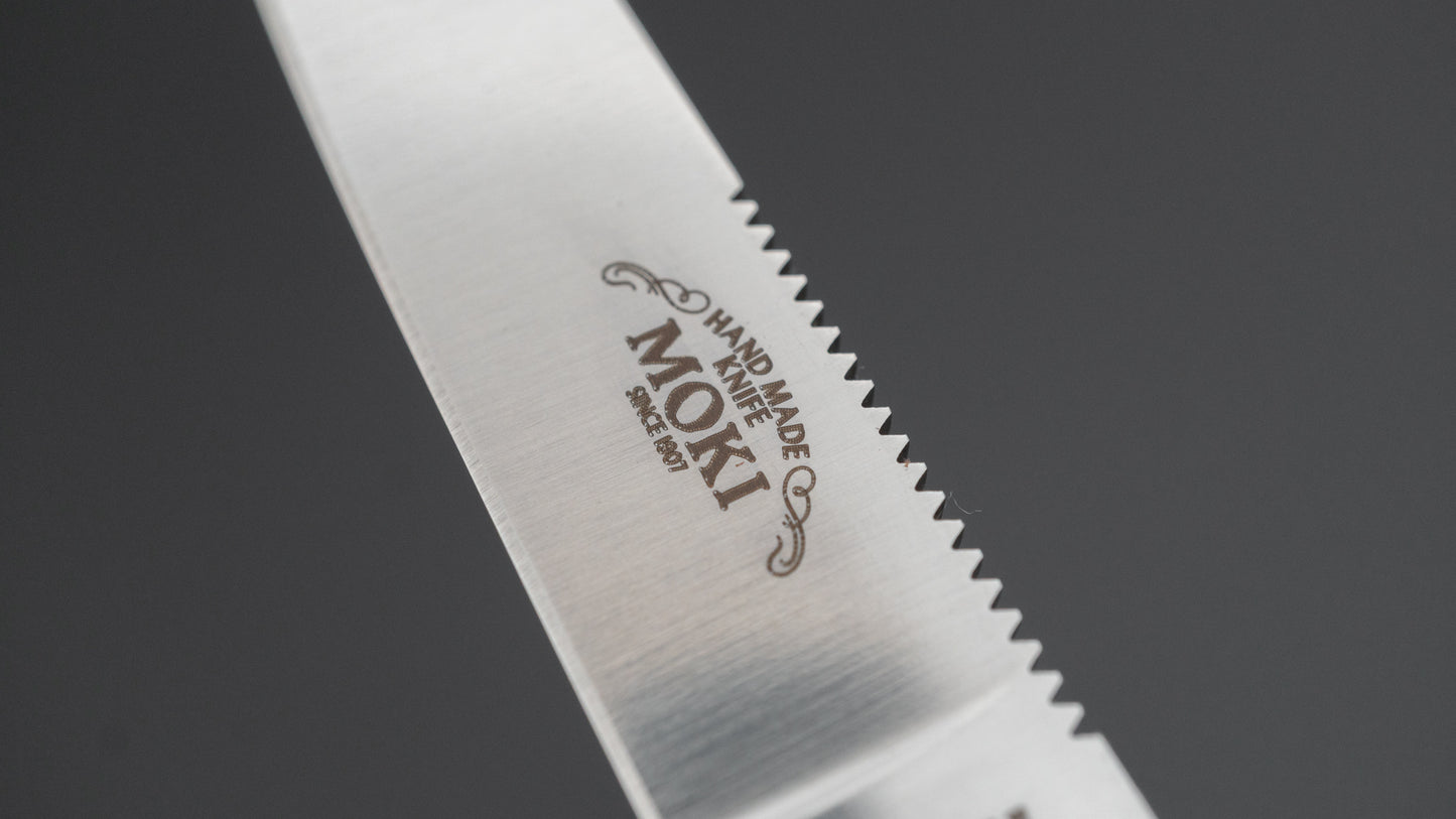 MOKI Trout & Bird Fixed Blade Jigged Bone Handle