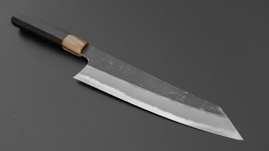 Hitohira Togashi Blue #2 Kurouchi Kiritsuke Gyuto 240mm Ebony Handle