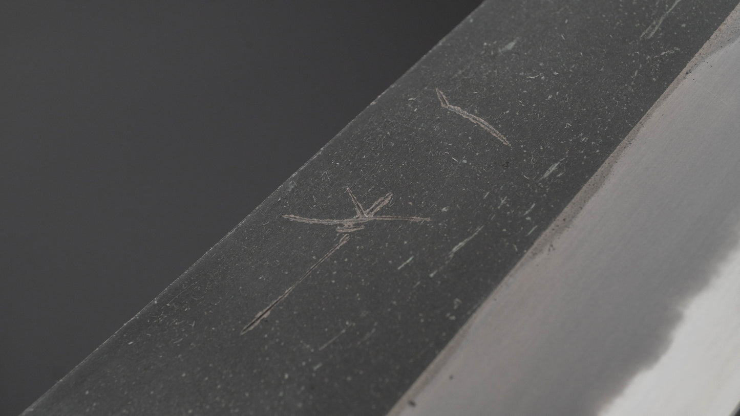 Hitohira Togashi Blue #2 Kurouchi Kiritsuke Gyuto 240mm Ebony Handle