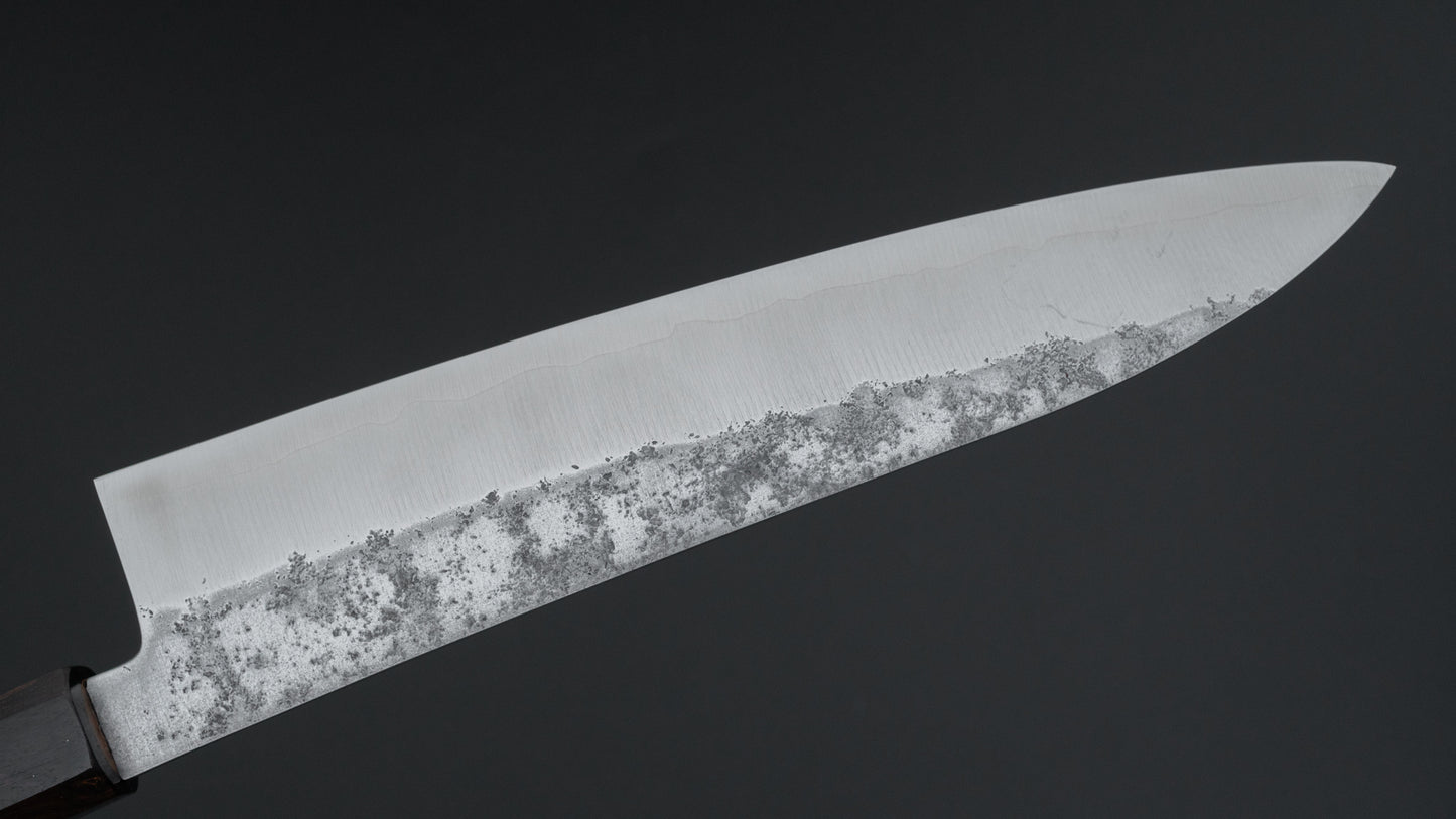 Hitohira Imojiya TH Silver #3 Nashiji Gyuto 210mm Ebony Handle