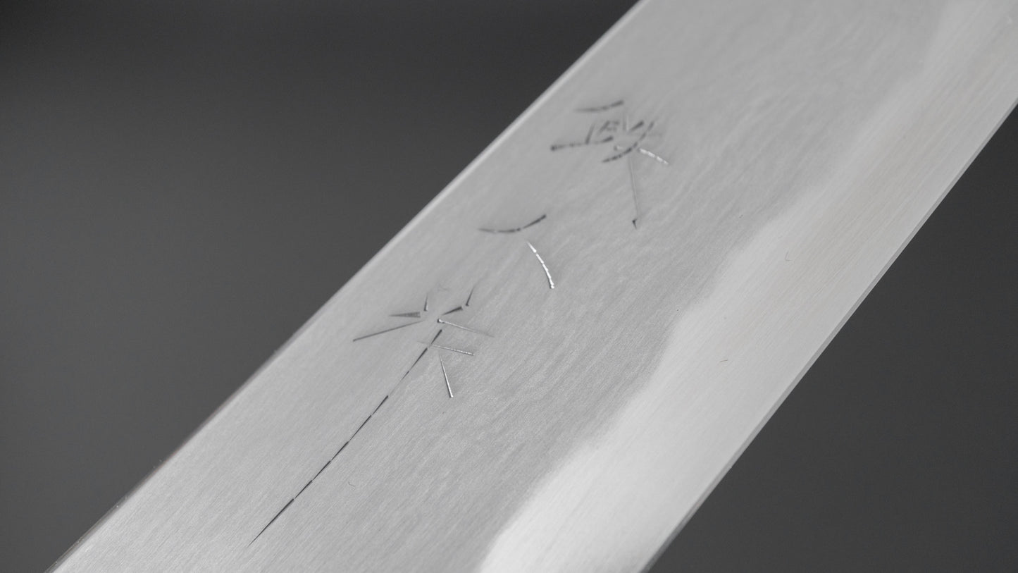 Tetsujin Blue #2 Kasumi Kiritsuke Petty 165 mm Ho houten handvat